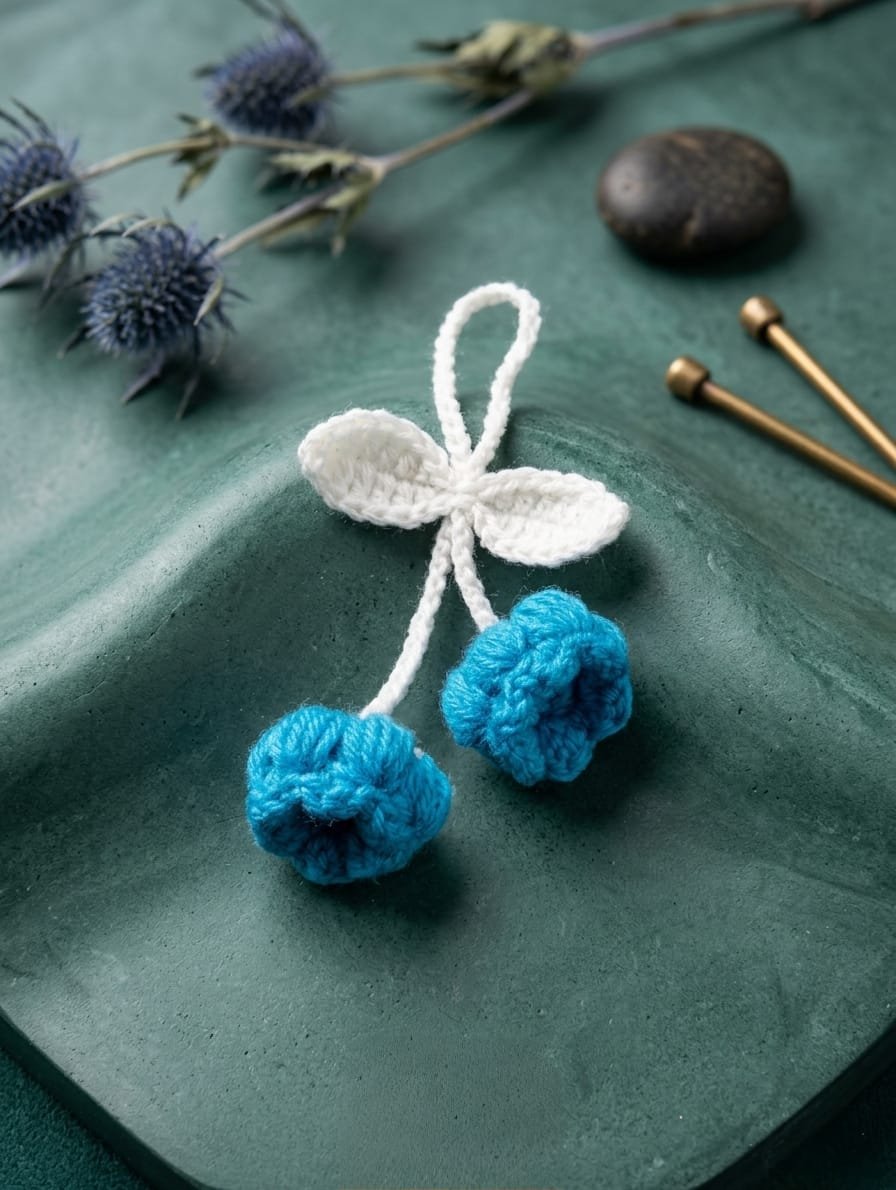 The BloomLoop Multipurpose Charm (Hand-crocheted accessories for bags, cars, and hair.) - Image 3